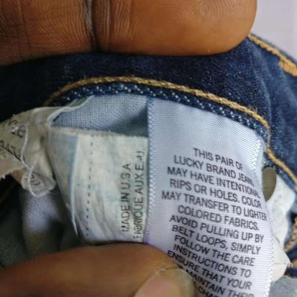 LB Selvage Brooke Skinny Distressed Jean 8w +MEASUREMENTS   MADE IN USA - Picture 9 of 10